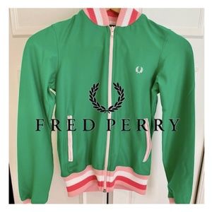 Fred Perry Pink and Green sport jacket